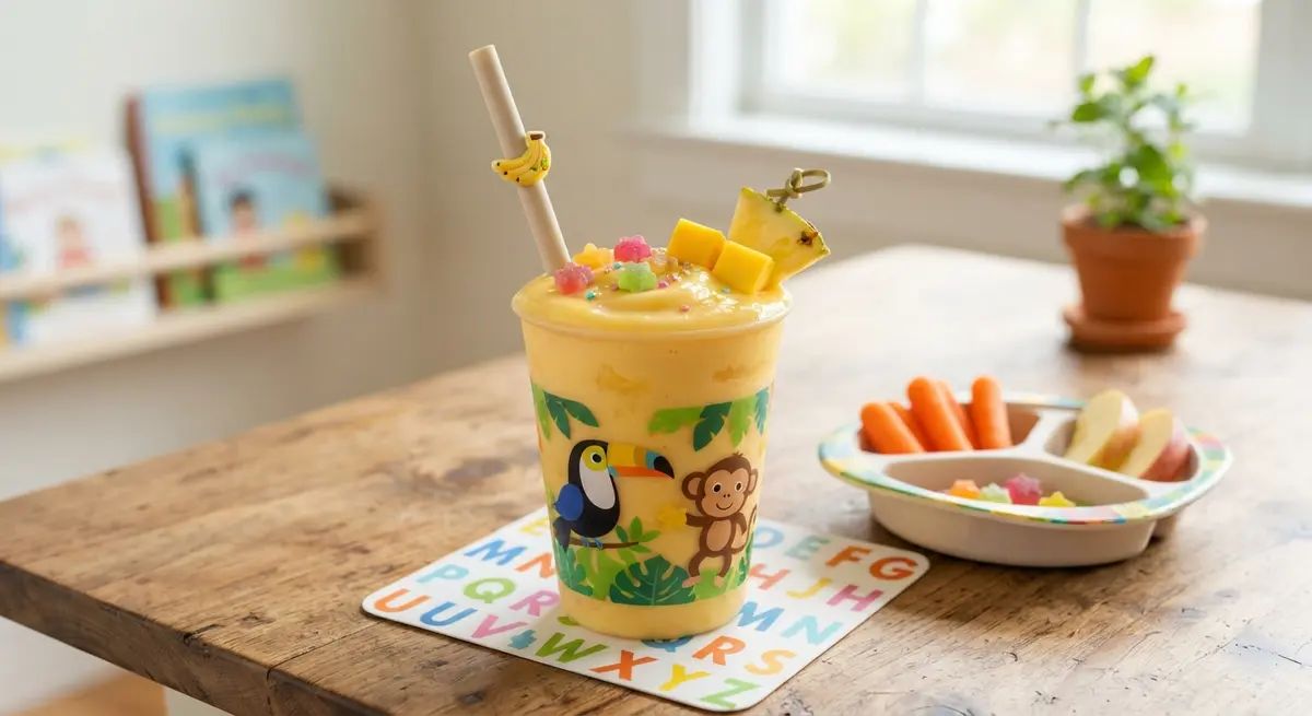 Mango Pineapple Smoothie For Kids